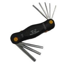 Hexagon socket key-flapholder